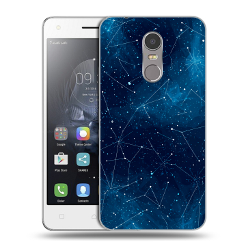 Силиконовый чехол на Lenovo K6 Note с принтом Космос звезды Силиконовый чехол на Lenovo K6 Note с принтом Космос звезды