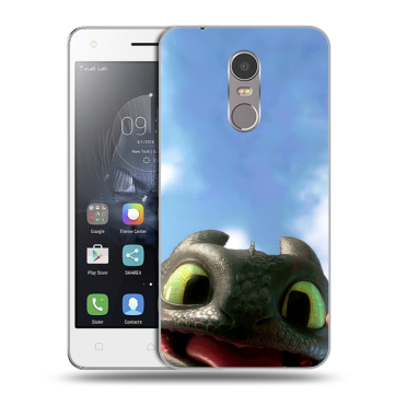 Силиконовый чехол на Lenovo K6 Note с принтом Как приручить дракона