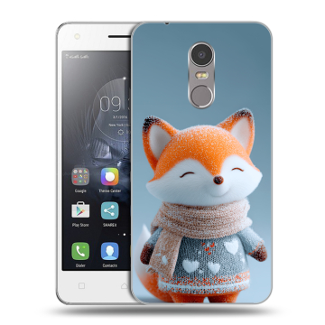 Силиконовый чехол на Lenovo K6 Note с принтом Лиса Силиконовый чехол на Lenovo K6 Note с принтом Лиса