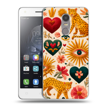 Силиконовый чехол на Lenovo K6 Note с принтом Модный принт Силиконовый чехол на Lenovo K6 Note с принтом Модный принт