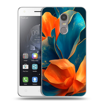 Силиконовый чехол на Lenovo K6 Note с принтом Цветы Силиконовый чехол на Lenovo K6 Note с принтом Цветы