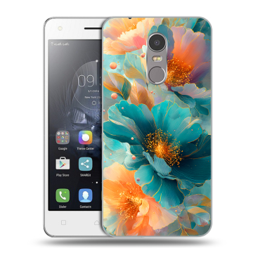 Силиконовый чехол на Lenovo K6 Note с принтом Цветы Силиконовый чехол на Lenovo K6 Note с принтом Цветы