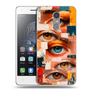 Силиконовый чехол на Lenovo K6 Note с принтом Модный принт Силиконовый чехол на Lenovo K6 Note с принтом Модный принт