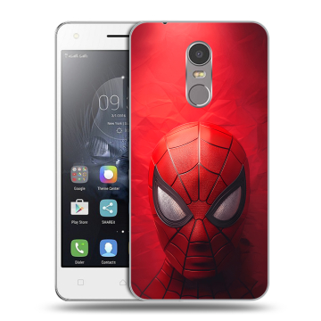 Силиконовый чехол на Lenovo K6 Note с принтом Spiderman Человек паук
