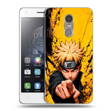 Силиконовый чехол на Lenovo K6 Note с принтом Naruto Наруто