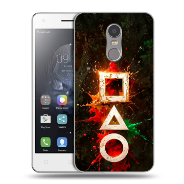 Силиконовый чехол на Lenovo K6 Note с принтом Squid Game Игра кальмара