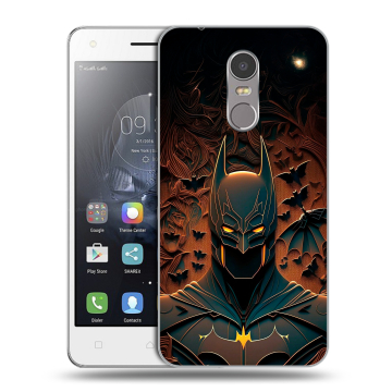 Силиконовый чехол на Lenovo K6 Note с принтом Batman Бэтмен Силиконовый чехол на Lenovo K6 Note с принтом Batman Бэтмен