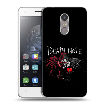 Силиконовый чехол на Lenovo K6 Note с принтом Death note Тетрадь смерти