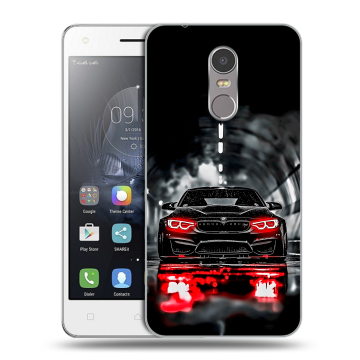 Силиконовый чехол на Lenovo K6 Note с принтом BMW БМВ