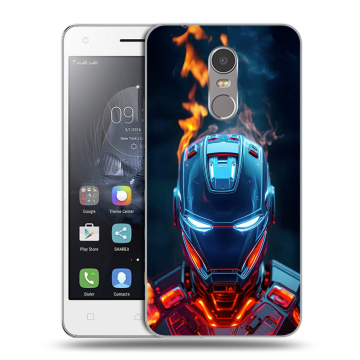 Силиконовый чехол на Lenovo K6 Note с принтом IronMan Железный человек