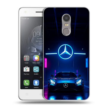 Силиконовый чехол на Lenovo K6 Note с принтом Mercedes Мерседес