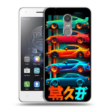 Силиконовый чехол на Lenovo K6 Note с принтом машины тачки Силиконовый чехол на Lenovo K6 Note с принтом машины тачки