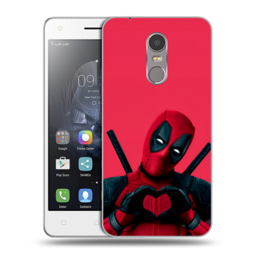 Силиконовый чехол на Lenovo K6 Note с принтом Дедпул Deadpool