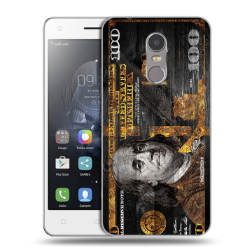 Силиконовый чехол на Lenovo K6 Note с принтом Доллар деньги