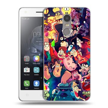 Силиконовый чехол на Lenovo K6 Note с принтом Gravity Falls Гравити Фолз