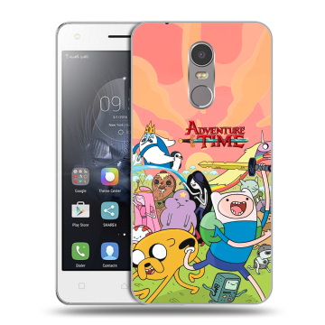 Силиконовый чехол на Lenovo K6 Note с принтом Adventure time Время приключений Силиконовый чехол на Lenovo K6 Note с принтом Adventure time Время приключений