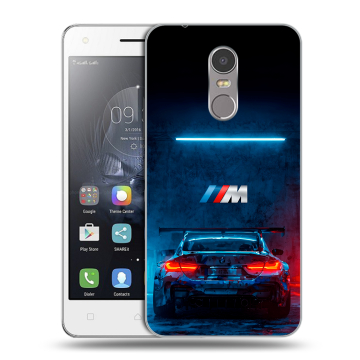 Силиконовый чехол на Lenovo K6 Note с принтом BMW БМВ