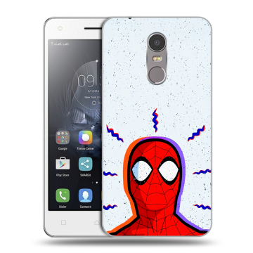 Силиконовый чехол на Lenovo K6 Note с принтом Spiderman Человек паук Силиконовый чехол на Lenovo K6 Note с принтом Spiderman Человек паук