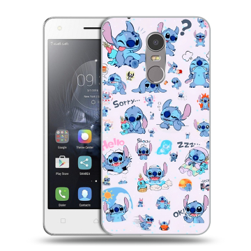 Силиконовый чехол на Lenovo K6 Note с принтом Лило и Стич Силиконовый чехол на Lenovo K6 Note с принтом Лило и Стич