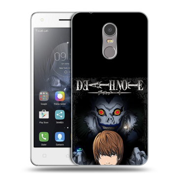 Силиконовый чехол на Lenovo K6 Note с принтом Death note Тетрадь смерти Силиконовый чехол на Lenovo K6 Note с принтом Death note Тетрадь смерти