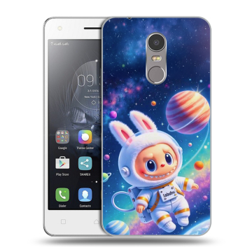 Силиконовый чехол на Lenovo K6 Note с принтом Labubu Лабубу