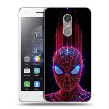 Силиконовый чехол на Lenovo K6 Note с принтом Spiderman Человек паук
