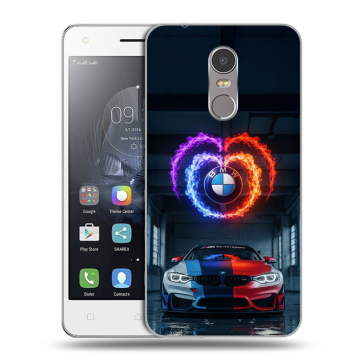 Силиконовый чехол на Lenovo K6 Note с принтом BMW БМВ