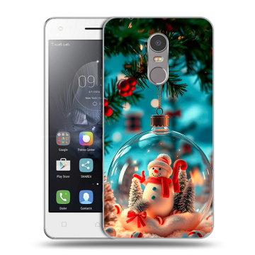 Силиконовый чехол на Lenovo K6 Note с принтом Новый год Силиконовый чехол на Lenovo K6 Note с принтом Новый год
