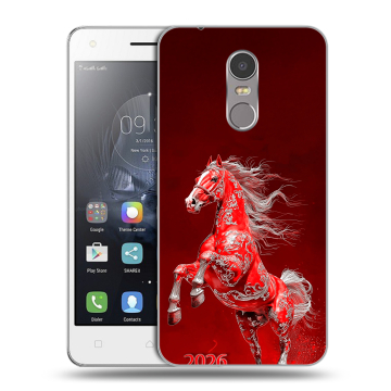 Силиконовый чехол на Lenovo K6 Note с принтом Новый год Силиконовый чехол на Lenovo K6 Note с принтом Новый год
