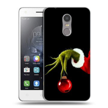 Силиконовый чехол на Lenovo K6 Note с принтом Новый год Гринч Силиконовый чехол на Lenovo K6 Note с принтом Новый год Гринч