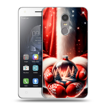 Силиконовый чехол на Lenovo K6 Note с принтом Новый год Силиконовый чехол на Lenovo K6 Note с принтом Новый год