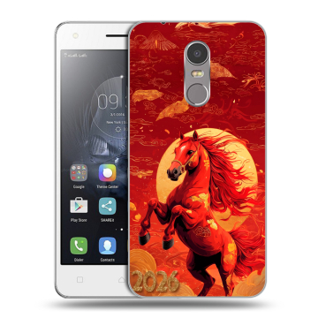 Силиконовый чехол на Lenovo K6 Note с принтом Новый год Силиконовый чехол на Lenovo K6 Note с принтом Новый год