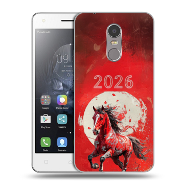 Силиконовый чехол на Lenovo K6 Note с принтом Новый год Силиконовый чехол на Lenovo K6 Note с принтом Новый год
