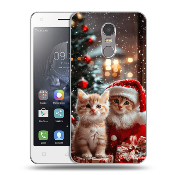 Силиконовый чехол на Lenovo K6 Note с принтом Новый год Силиконовый чехол на Lenovo K6 Note с принтом Новый год