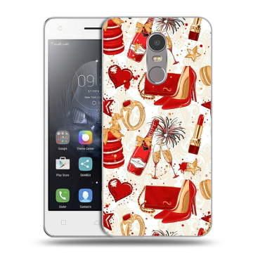 Силиконовый чехол на Lenovo K6 Note с принтом Новый год Силиконовый чехол на Lenovo K6 Note с принтом Новый год