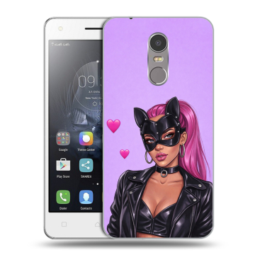 Силиконовый чехол на Lenovo K6 Note с принтом женский Силиконовый чехол на Lenovo K6 Note с принтом женский