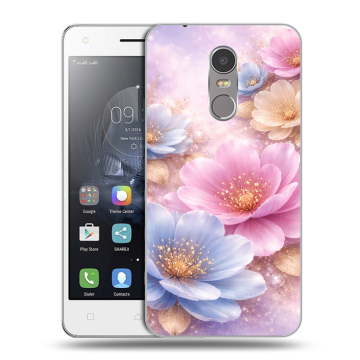 Силиконовый чехол на Lenovo K6 Note с принтом женский