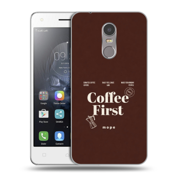 Силиконовый чехол на Lenovo K6 Note с принтом женский