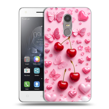 Силиконовый чехол на Lenovo K6 Note с принтом для девочек
