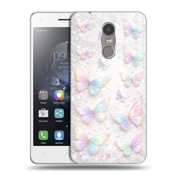 Силиконовый чехол на Lenovo K6 Note с принтом женский