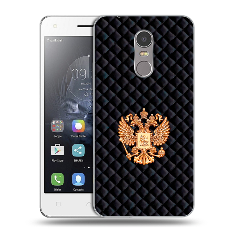 Силиконовый чехол на Lenovo K6 Note с принтом Герб России принт Силиконовый чехол на Lenovo K6 Note с принтом Герб России принт