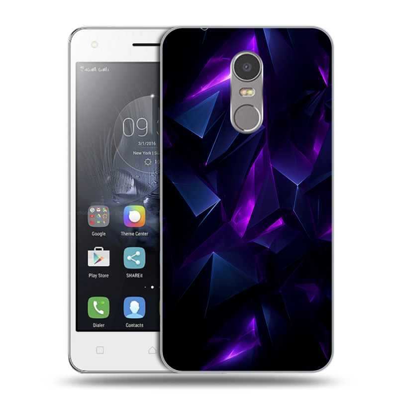Силиконовый чехол на Lenovo K6 Note с принтом Абстракиция Силиконовый чехол на Lenovo K6 Note с принтом Абстракиция