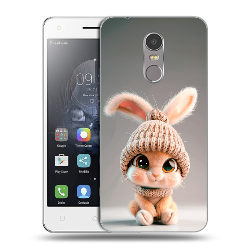 Пластиковый чехол на Lenovo K6 Note с принтом Кролик Пластиковый чехол на Lenovo K6 Note с принтом Кролик