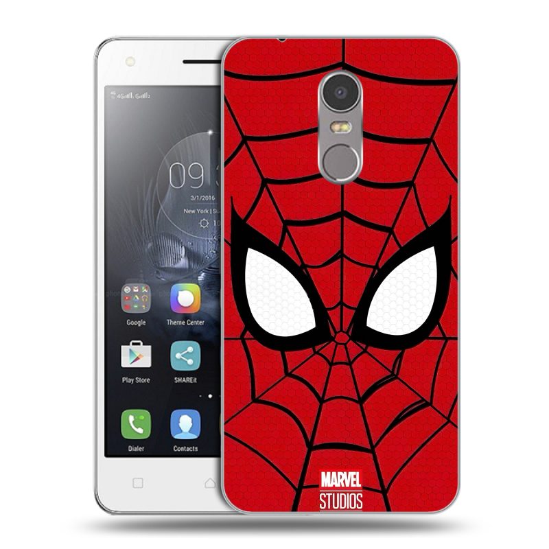 Пластиковый чехол на Lenovo K6 Note с принтом человек паук spiderman Пластиковый чехол на Lenovo K6 Note с принтом человек паук spiderman
