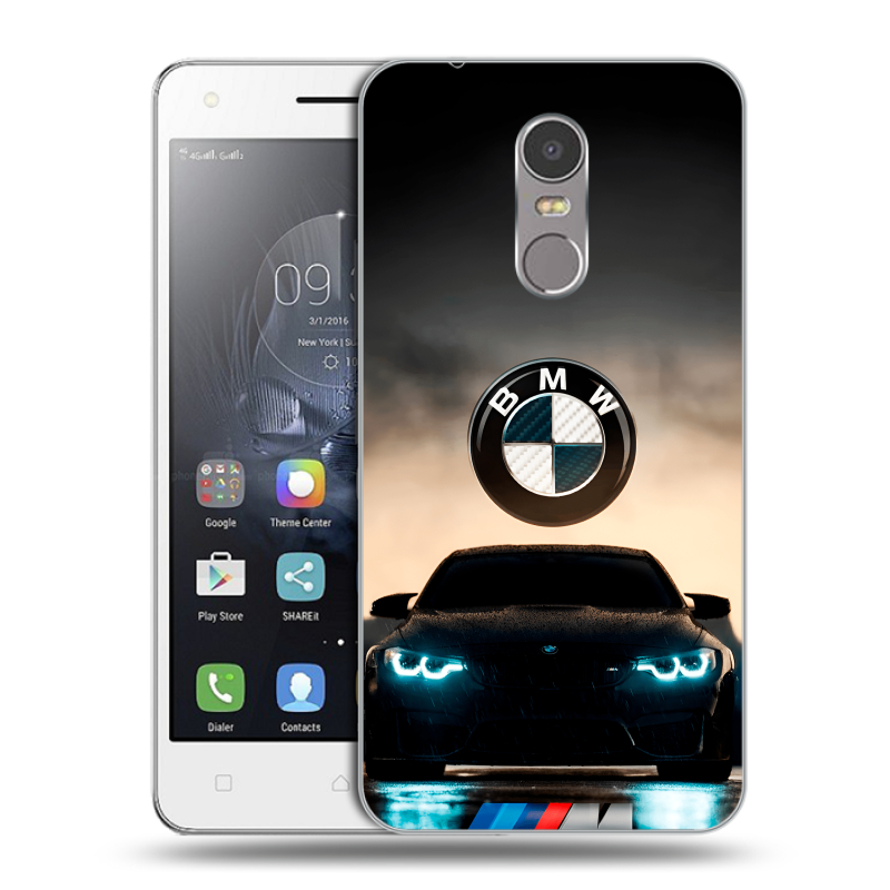 Силиконовый чехол на Lenovo K6 Note с принтом БМВ BMW Силиконовый чехол на Lenovo K6 Note с принтом БМВ BMW
