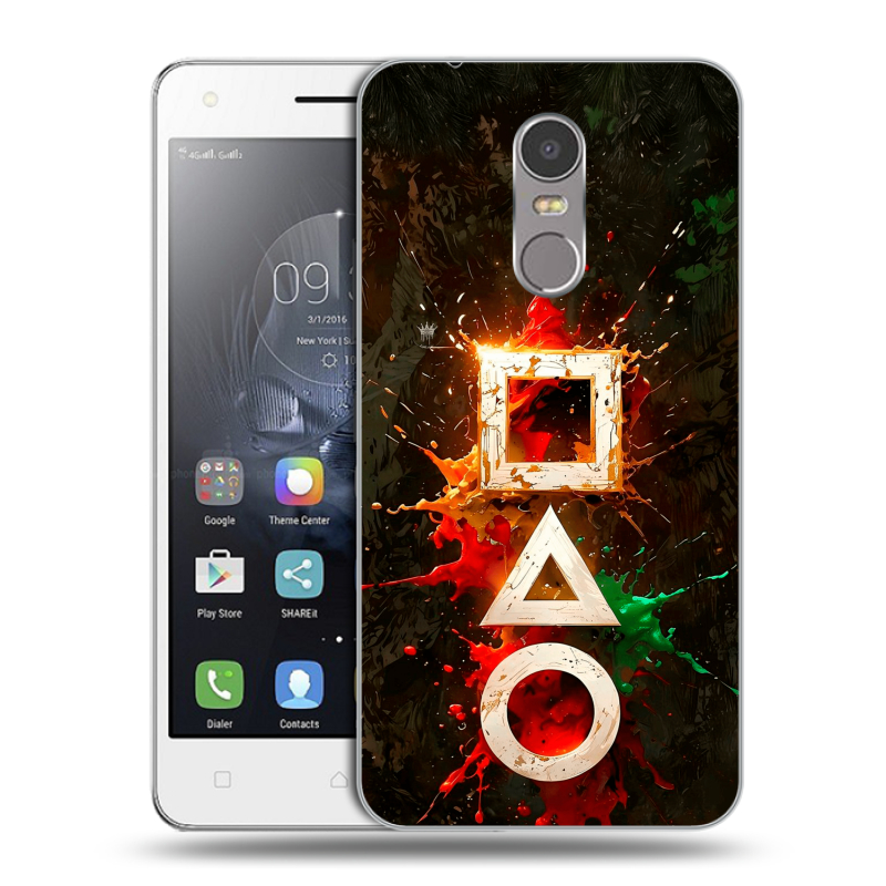 Силиконовый чехол на Lenovo K6 Note с принтом Squid Game Игра кальмара Силиконовый чехол на Lenovo K6 Note с принтом Squid Game Игра кальмара