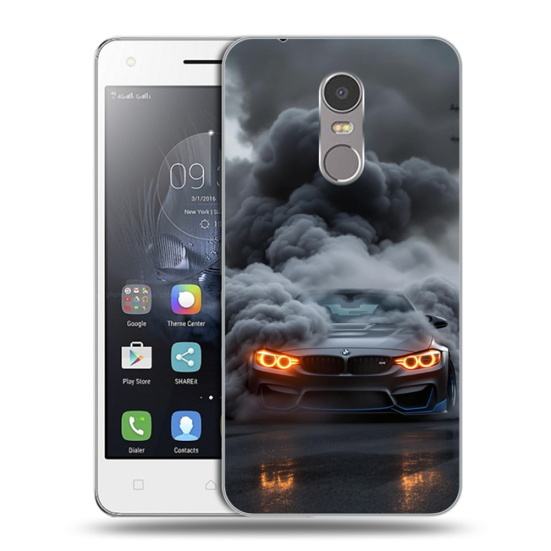 Силиконовый чехол на Lenovo K6 Note с принтом BMW БМВ Силиконовый чехол на Lenovo K6 Note с принтом BMW БМВ