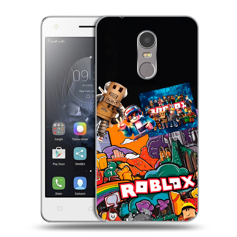 Пластиковый чехол на Lenovo K6 Note с принтом Roblox Роблокс Пластиковый чехол на Lenovo K6 Note с принтом Roblox Роблокс