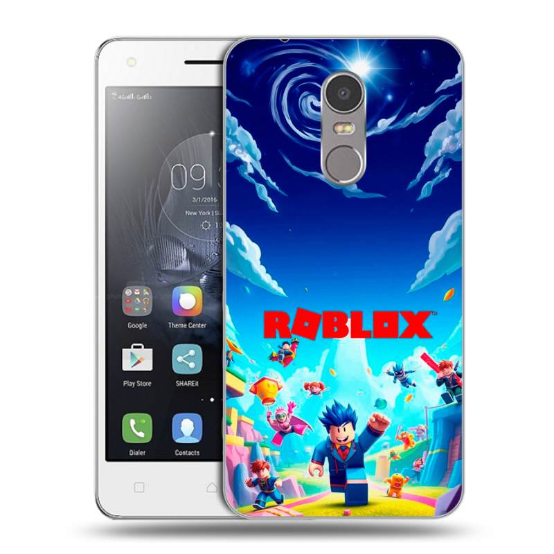 Пластиковый чехол на Lenovo K6 Note с принтом Roblox Роблокс Пластиковый чехол на Lenovo K6 Note с принтом Roblox Роблокс