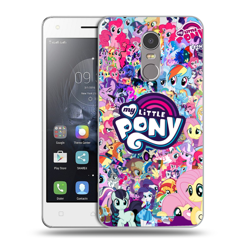 Пластиковый чехол на Lenovo K6 Note с принтом My little pony Дружба чудо Пластиковый чехол на Lenovo K6 Note с принтом My little pony Дружба чудо